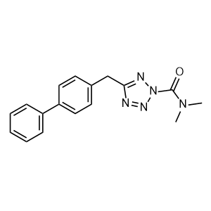 5-([1,1'-Biphenyl]-4-ylmethyl)-N,N-dimethyl-2H-tetrazole-2-carboxamide
