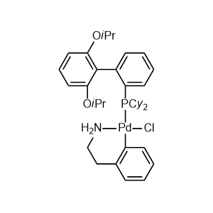 Chloro(2-dicyclohexylphosphino-2',6'-di-i-propoxy-1,1'-biphenyl)[2-(2-aminoethylphenyl)]palladium(II)