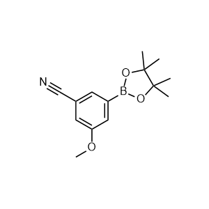 3-methoxy-5-(4,4,5,5-tetramethyl-1,3,2-dioxaborolan-2-yl)benzonitrile