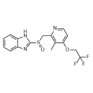 2-(((3-Methyl-4-(2,2,2-trifluoroethoxy)pyridin-2-yl)methyl)sulfinyl)-1H-benzo[d]imidazole