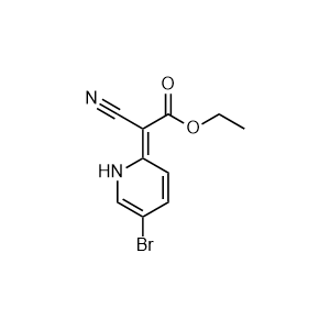 Ethyl 2-(5-bromopyridin-2(1H)-ylidene)-2-cyanoacetate