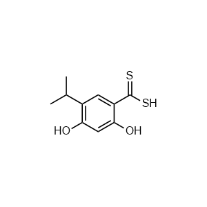 2,4-Dihydroxy-5-isopropylbenzodithioic acid