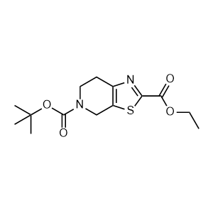 5-(tert-butyl) 2-ethyl 6,7-dihydrothiazolo[5,4-c]pyridine-2,5(4H)-dicarboxylate
