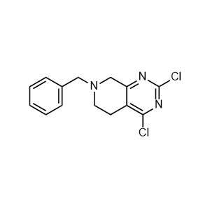7-Benzyl-2,4-dichloro-5,6,7,8-tetrahydropyrido[3,4-d]pyrimidine