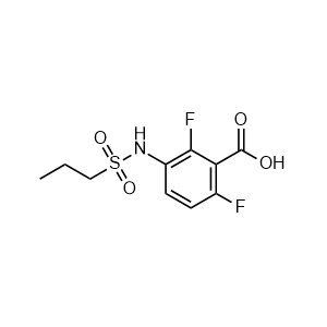 2,6-difluoro-3-(propylsulfonamido)benzoic acid