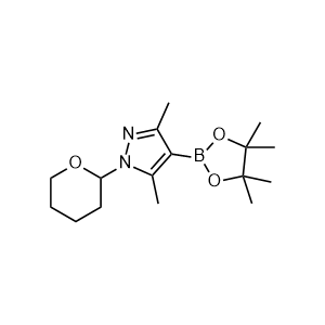 3,5-Dimethyl-1-(tetrahydro-2H-pyran-2-yl)-4-(4,4,5,5-tetramethyl-1,3,2-dioxaborolan-2-yl)-1H-pyrazole