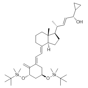 (1S,4R,E)-4-((1R,3aS,7aR,E)-4-((E)-2-((3S,5R)-3,5-bis(tert-butyldimethylsilyloxy)-2-methylenecyclohexylidene)ethylidene)-7a-methyloctahydro-1H-inden-1-yl)-1-cyclopropylpent-2-en-1-ol