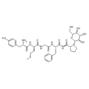 (2S)-N-[(2S)-2-[[2-[[(2R)-2-[[(2S)-2-amino-3-(4-hydroxyphenyl)propanoyl]amino]-4-methylsulfanylbutanoyl]amino]acetyl]amino]-3-phenylpropanoyl]-1-[(2R,3R,4S,5S,6R)-3,4,5-trihydroxy-6-(hydroxymethyl)oxa