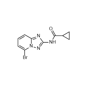 N-(5-Bromo[1,2,4]triazolo[1,5-a]pyridin-2-yl)cyclopropanecarboxamide
