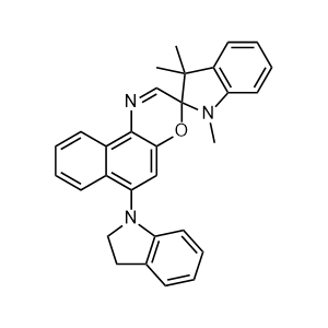 6'-(indolin-1-yl)-1,3,3-trimethylspiro[indoline-2,3'-naphtho[2,1-b][1,4]oxazine]