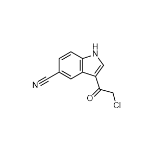 3-(2-Chloroacetyl)-1H-indole-5-carbonitrile