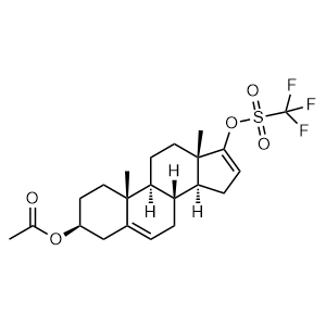 (3S,8R,9S,10R,13S,14S)-10,13-dimethyl-17-(trifluoromethylsulfonyloxy)-2,3,4,7,8,9,10,11,12,13,14,15-dodecahydro-1H-cyclopenta[a]phenanthren-3-yl acetate
