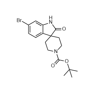 tert-Butyl 6-bromo-2-oxo-1,2-dihydrospiro[indole-3,4'-piperidine]-1'-carboxylate