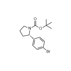 tert-Butyl (S)-2-(4-bromophenyl)pyrrolidine-1-carboxylate