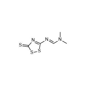N,N-Dimethyl-N'-(3-thioxo-3H-1,2,4-dithiazol-5-yl)formimidamide