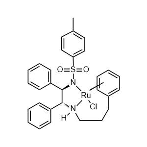 Chloro[N-[(1R,2R)-1,2-diphenyl-2-[[3-(η6-phenyl)propyl]amino-κN]ethyl]-4-methylbenzenesulfonamidato-κN]ruthenium