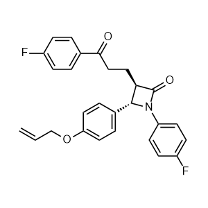 (3R,4S)-4-(4-(allyloxy)phenyl)-1-(4-fluorophenyl)-3-(3-(4-fluorophenyl)-3-oxopropyl)azetidin-2-one