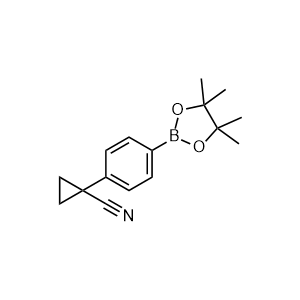 1-[4-(4,4,5,5-tetramethyl-1,3,2-dioxaborolan-2-yl)phenyl]cyclopropane-1-carbonitrile