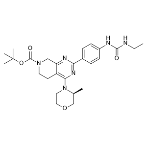 (S)-tert-butyl 2-(4-(3-ethylureido)phenyl)-4-(3-methylmorpholino)-5,6-dihydropyrido[3,4-d]pyrimidine-7(8H)-carboxylate