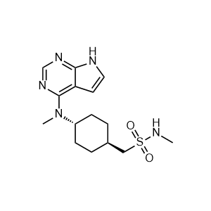 N-Methyl-1-(trans-4-(methyl(7H-pyrrolo[2,3-d]pyrimidin-4-yl)amino)cyclohexyl)methanesulfonamide