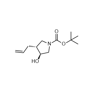 (3R,4S)-tert-Butyl 3-allyl-4-hydroxypyrrolidine-1-carboxylate