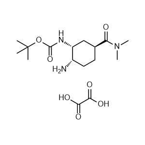 tert-Butyl[(1R,2S,5S)-2-amino-5-[(dimethylamino)carbonyl]cyclohexyl]carbamate oxalate