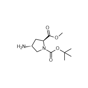 Methyl (2S,4R)-1-(tert-butoxycarbonyl)-4-aminopyrrolidine-2-carboxylate