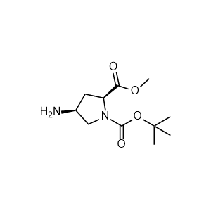 1-(tert-butyl) 2-methyl (2S,4S)-4-aminopyrrolidine-1,2-dicarboxylate