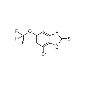 4-Bromo-6-(trifluoromethoxy)benzo[d]thiazole-2(3H)-thione