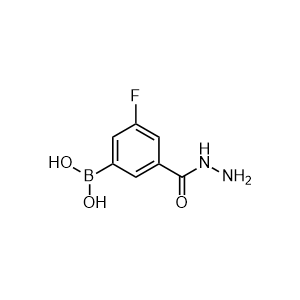 (3-fluoro-5-(hydrazinecarbonyl)phenyl)boronic acid