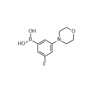 (3-fluoro-5-morpholinophenyl)boronic acid