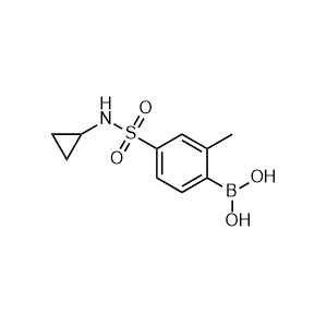 (4-(N-cyclopropylsulfamoyl)-2-methylphenyl)boronic acid