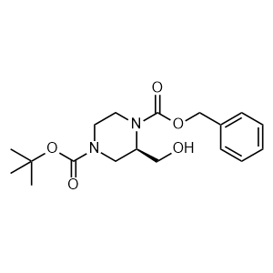 (R)-1-Benzyl 4-tert-butyl 2-(hydroxymethyl)piperazine-1,4-dicarboxylate