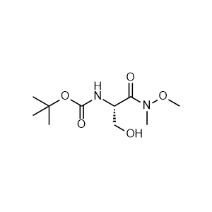Tert-butyl (S)-(3-hydroxy-1-(methoxy(methyl)amino)-1-oxopropan-2-yl)carbamate