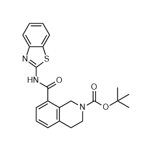 tert-Butyl 8-(benzo[d]thiazol-2-ylcarbamoyl)-3,4-dihydroisoquinoline-2(1H)-carboxylate