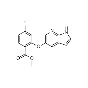 Methyl 2-((1H-pyrrolo[2,3-b]pyridin-5-yl)oxy)-4-fluorobenzoate