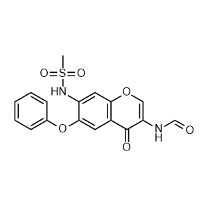 N-(3-Formamido-4-oxo-6-phenoxy-4H-chromen-7-yl)methanesulfonamide
