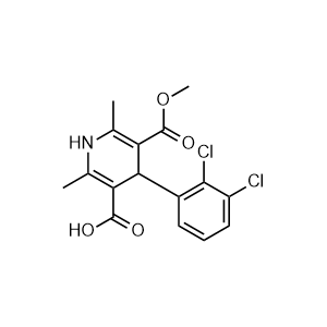 4-(2,3-dichlorophenyl)-5-(methoxycarbonyl)-2,6-dimethyl-1,4-dihydropyridine-3-carboxylic acid