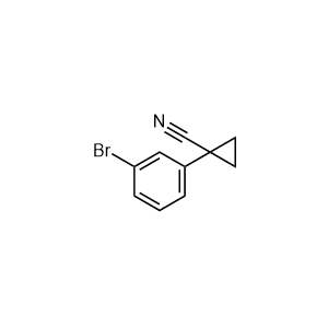 1-(3-bromophenyl)cyclopropane-1-carbonitrile