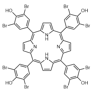Tetra(3,5-dibromo-4-hydroxyphenyl)porphyrin