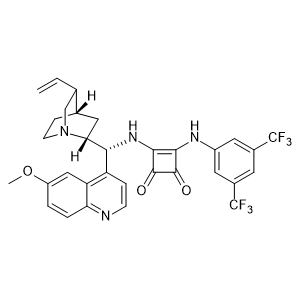 3-[[3,5-Bis(trifluoromethyl)phenyl]amino]-4-[[(9R)-6'-methoxycinchonan-9-yl]amino]-3-cyclobutene-1,2-dione