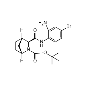 (1R,3S,4S)-tert-butyl 3-((2-amino-4-bromophenyl)carbamoyl)-2-azabicyclo[2.2.1]heptane-2-carboxylate