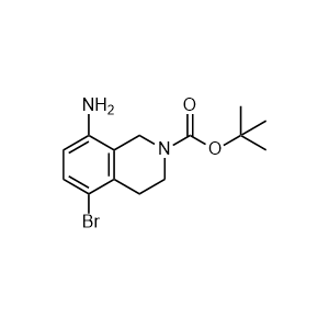 tert-butyl 8-amino-5-bromo-3,4-dihydroisoquinoline-2(1H)-carboxylate