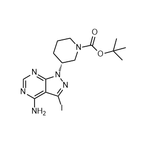 tert-Butyl (3R)-3-{4-amino-3-iodo-1H-pyrazolo[3,4-d]pyrimidin-1-yl}piperidine-1-carboxylate