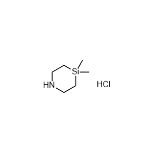 4,4-Dimethyl-1,4-azasilinane hydrochloride