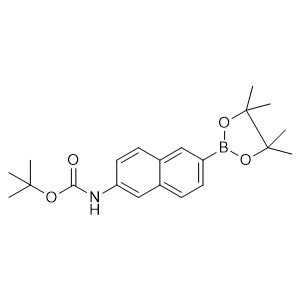 (6-((tert-Butoxycarbonyl)amino)naphthalen-2-yl)boronic acid pinacol ester