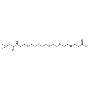 2,2-dimethyl-4-oxo-3,8,11,14,17,20-hexaoxa-5-azatricosan-23-oic acid