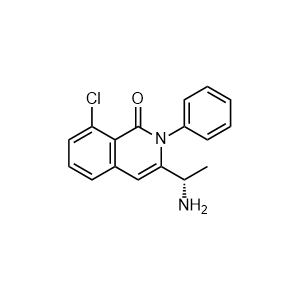 (S)-3-(1-aminoethyl)-8-chloro-2-phenylisoquinolin-1(2H)-one