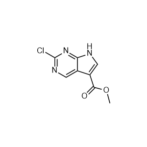 Methyl 2-chloro-7H-pyrrolo[2,3-d]pyrimidine-5-carboxylate