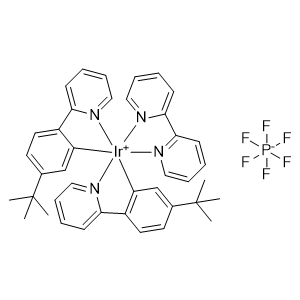 (2,2'-Bipyridyl)bis[2-(4-tert-butylphenyl) pyridine] iridium (III) hexafluorophosphate